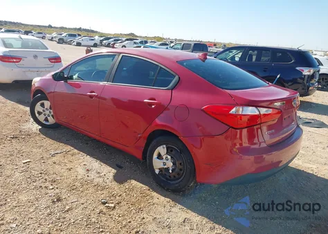 2016 Kia Forte Lx from USA, damaged, VIN KNAFK4A66G5610039